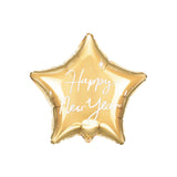 Folienballon Stern "Happy New Year" Gold -hey-Party.de- Folienballons -#Variante_