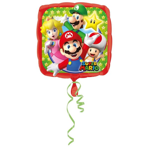 Folienballon Super Mario Bros Hey Party