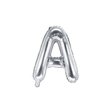 Folienballon kleine Buchstaben Silber -hey-Party.de- Folienballons -#Variante_ A