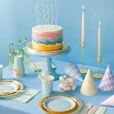 Kuchenkerzen Curly Pastell -hey-Party.de- Geburtstagskerzen -#Variante_