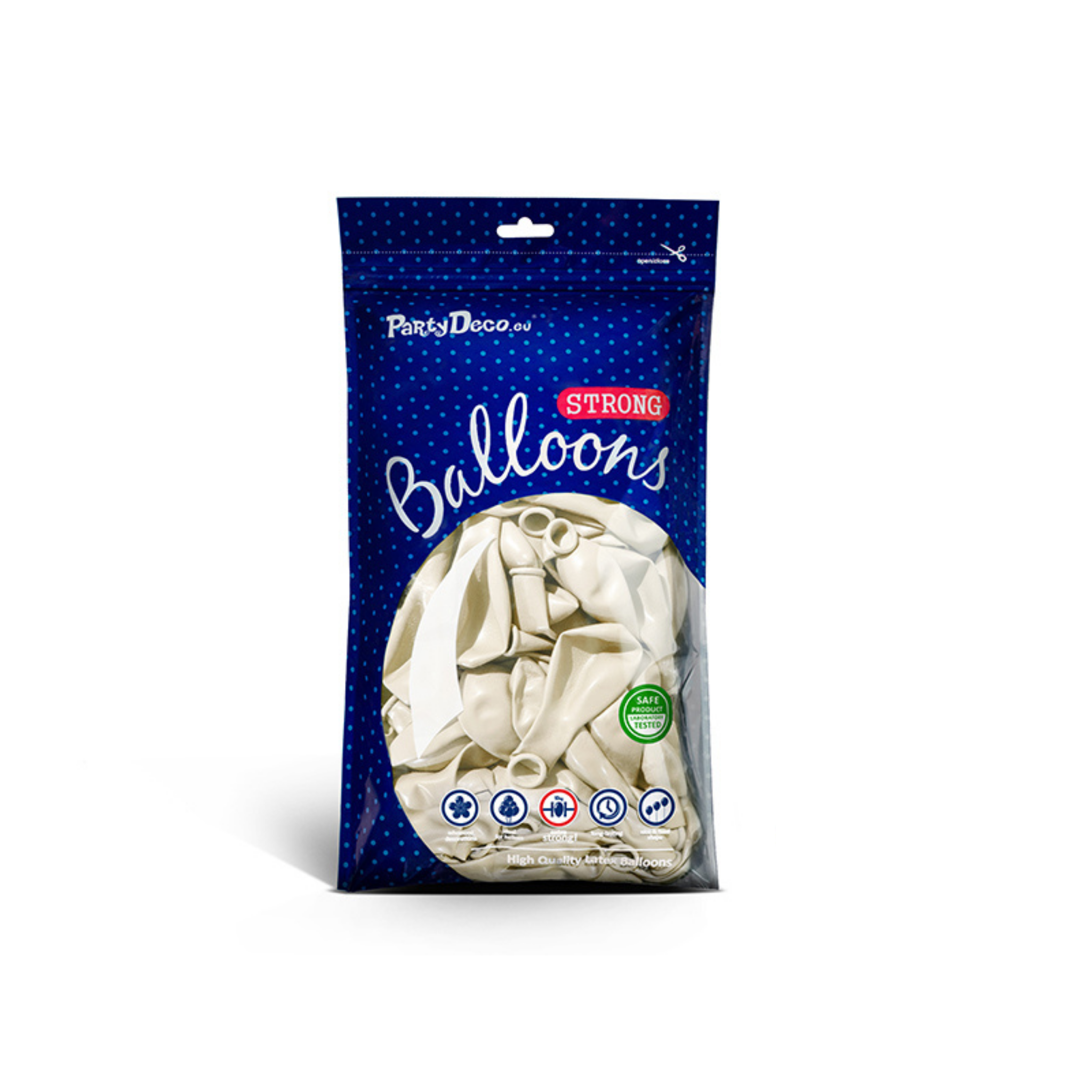 Luftballons Perl Weiß -hey-Party.de- Latexballons -#Variante_