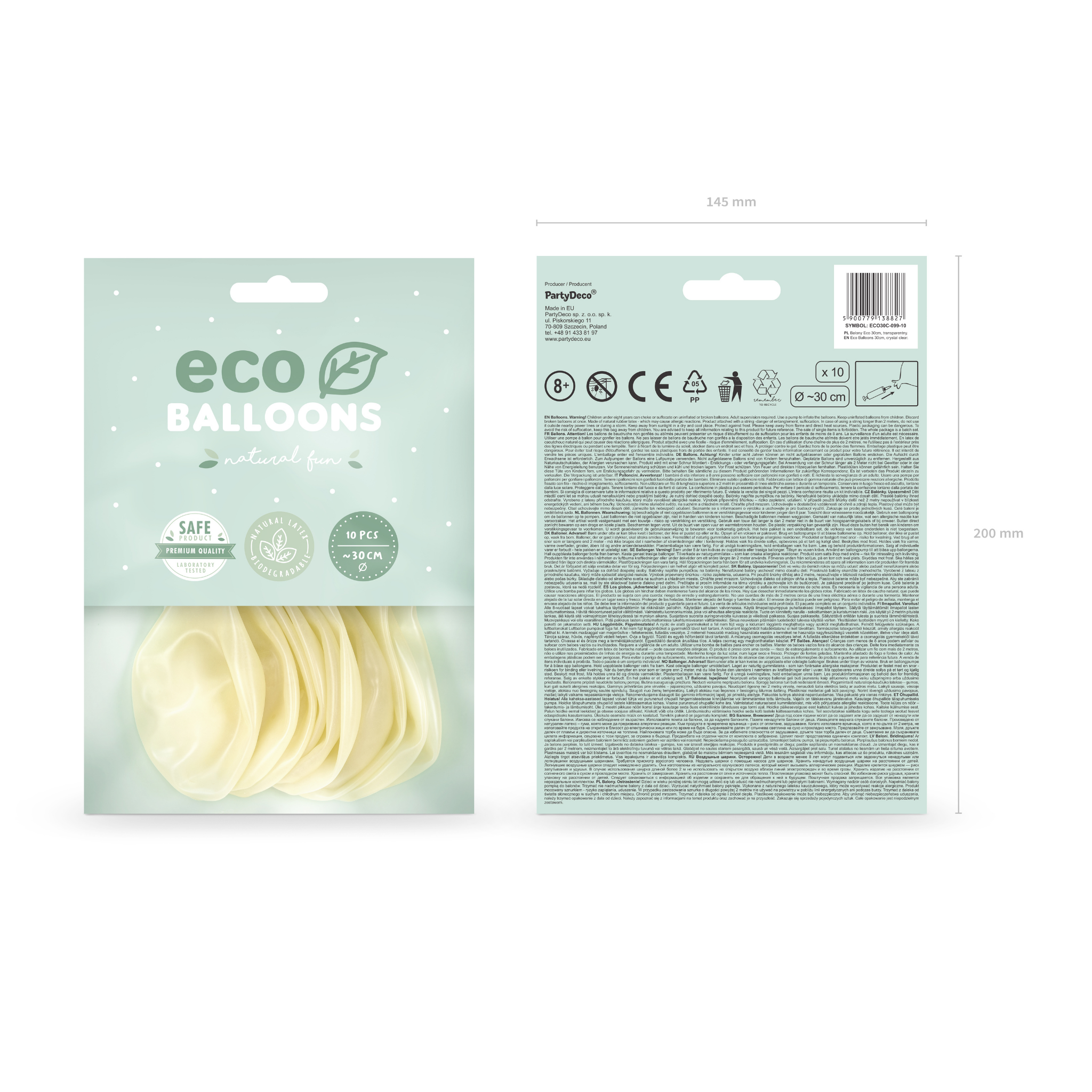 Luftballons Transparent -hey-Party.de- Latexballons -#Variante_