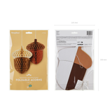 Papierdekoration Eicheln -hey-Party.de- Girlanden -#Variante_
