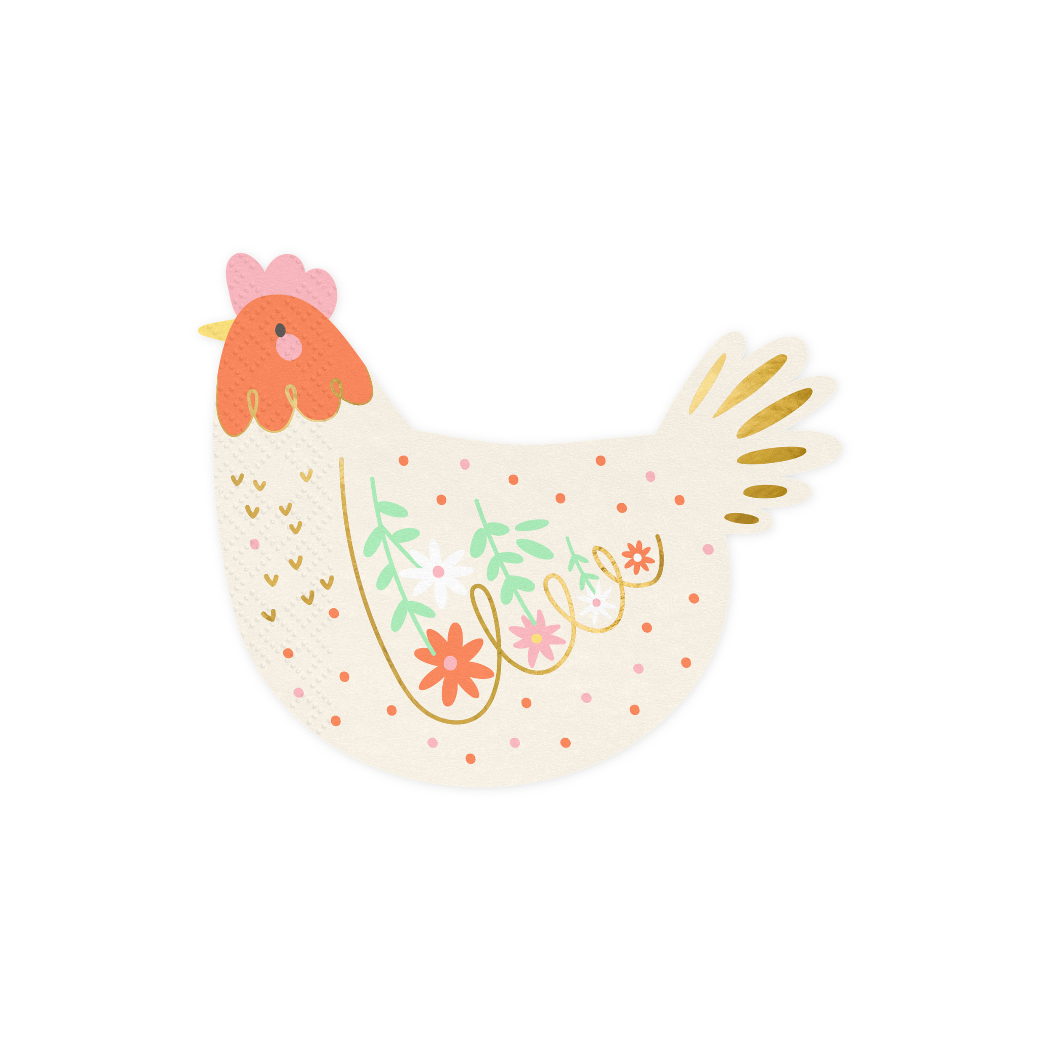 Servietten Huhn -hey-Party.de- Servietten -#Variante_