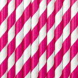 Strohhalme Pink & Weiß gestreift -hey-Party.de- Strohhalme -#Variante_