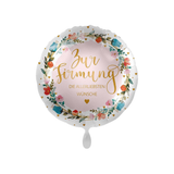 Folienballon rund "Zur Firmung die allerliebsten Wünsche", ca. 35 cm