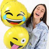 Folienballon Emoji Frecher Zwinkersmiley 😜 -hey-Party.de- Folienballons -#Variante_