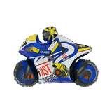 Folienballon Racing Motorrad Blau