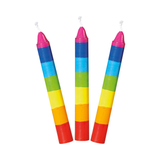 Goki Geburtstagskerzen Bunt gestreift -hey-Party.de- Geburtstagskerzen -#Variante_