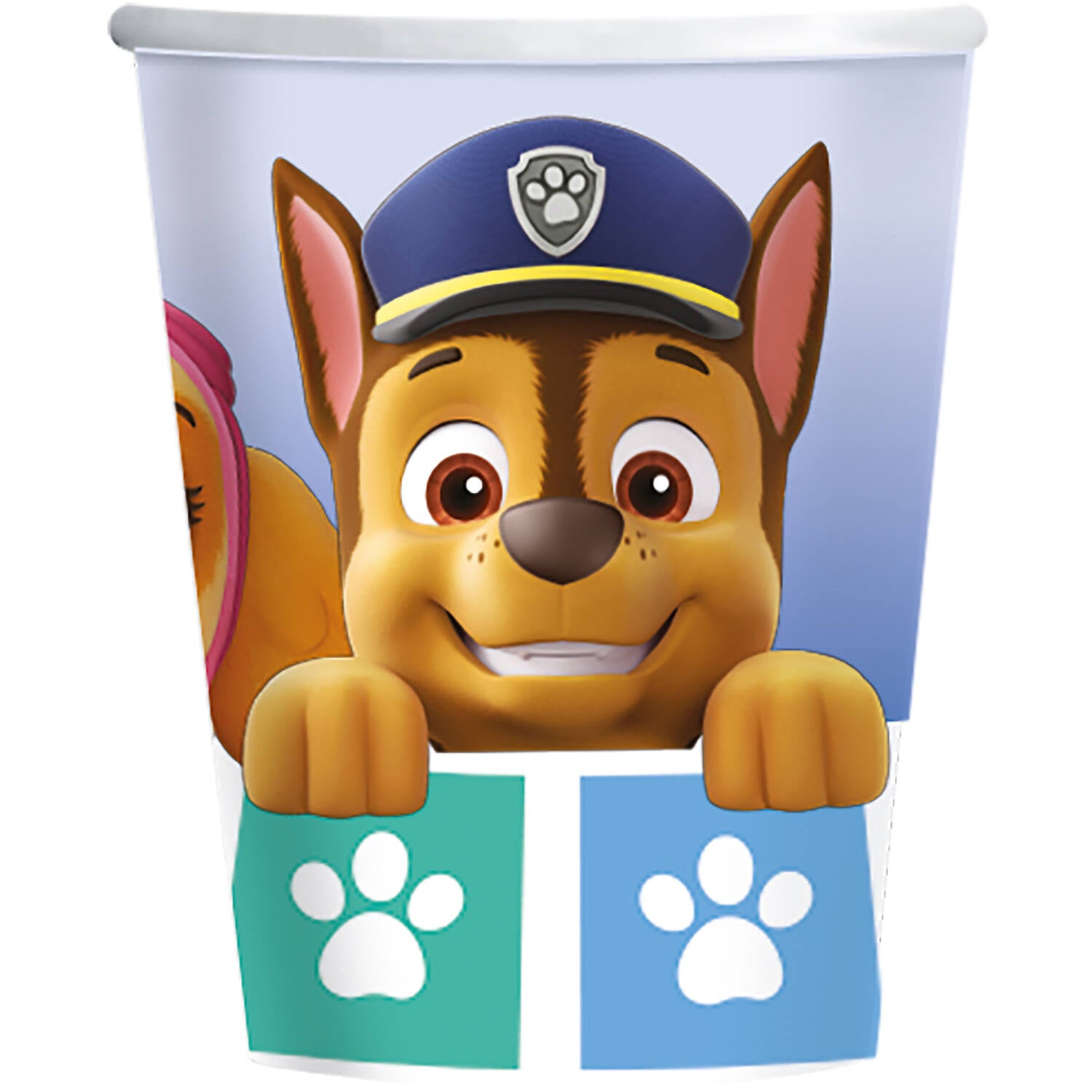 Pappbecher Paw Patrol mit Chase und Skye, 250 ml