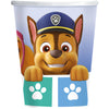Pappbecher Paw Patrol mit Chase und Skye, 250 ml
