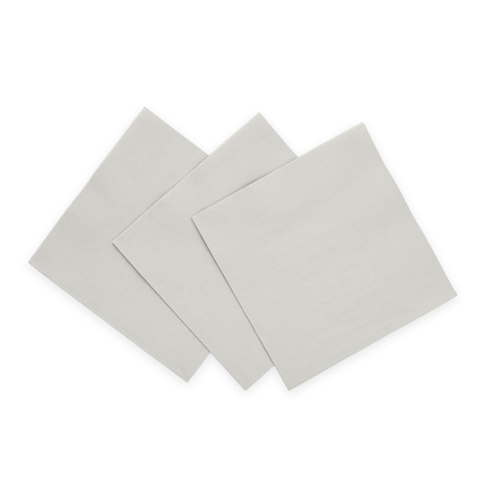 Servietten Silber, 33 x 33 cm