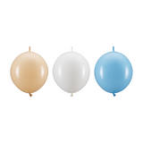 Link-Luftballons Mischung Hellblau-Beige-Weiß -hey-Party.de- Latexballons -#Variante_