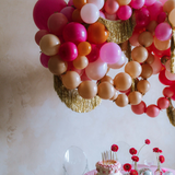Link-Luftballons Mischung Rosa-Weiß-Beige-Dusty Rose -hey-Party.de- Latexballons -#Variante_