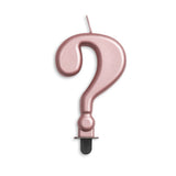 Zahlenkerze Fragezeichen Roségold