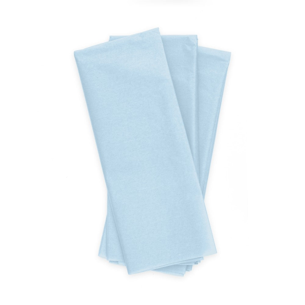 Seidenpapier Hellblau, 50 x 70 cm