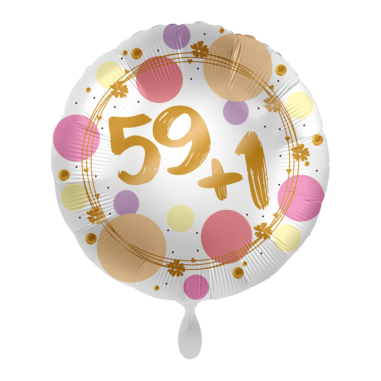 Folienballon "59+1" -hey-Party.de- Folienballons -#Variante_