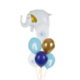 Luftballons Erster Geburtstag Blau -hey-Party.de- Latexballons -#Variante_