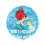 Folienballon "Happy Birthday" Arielle -hey-Party.de- Folienballons -#Variante_