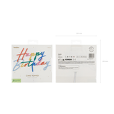 Acryl-Kuchentopper "Happy Birthday" Bunt -hey-Party.de- Cupcake- und Kuchen-Topper -#Variante_