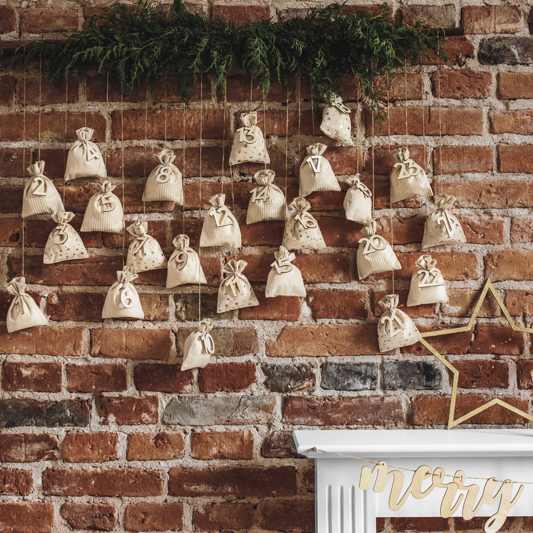 Adventskalender Beutel -hey-Party.de- Adventskalender -#Variante_