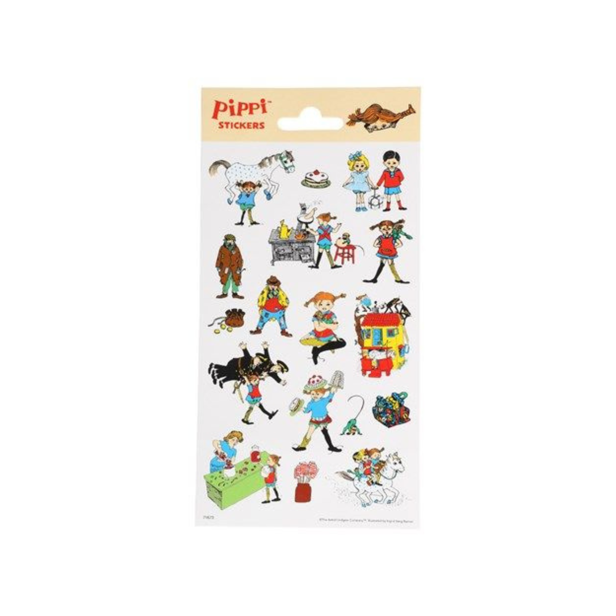 Aufkleber Pippi Langstrumpf -hey-Party.de- Tattoos -#Variante_