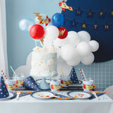 Ballon- Kuchentopper Flugzeug -hey-Party.de- Cupcake- und Kuchen-Topper -#Variante_