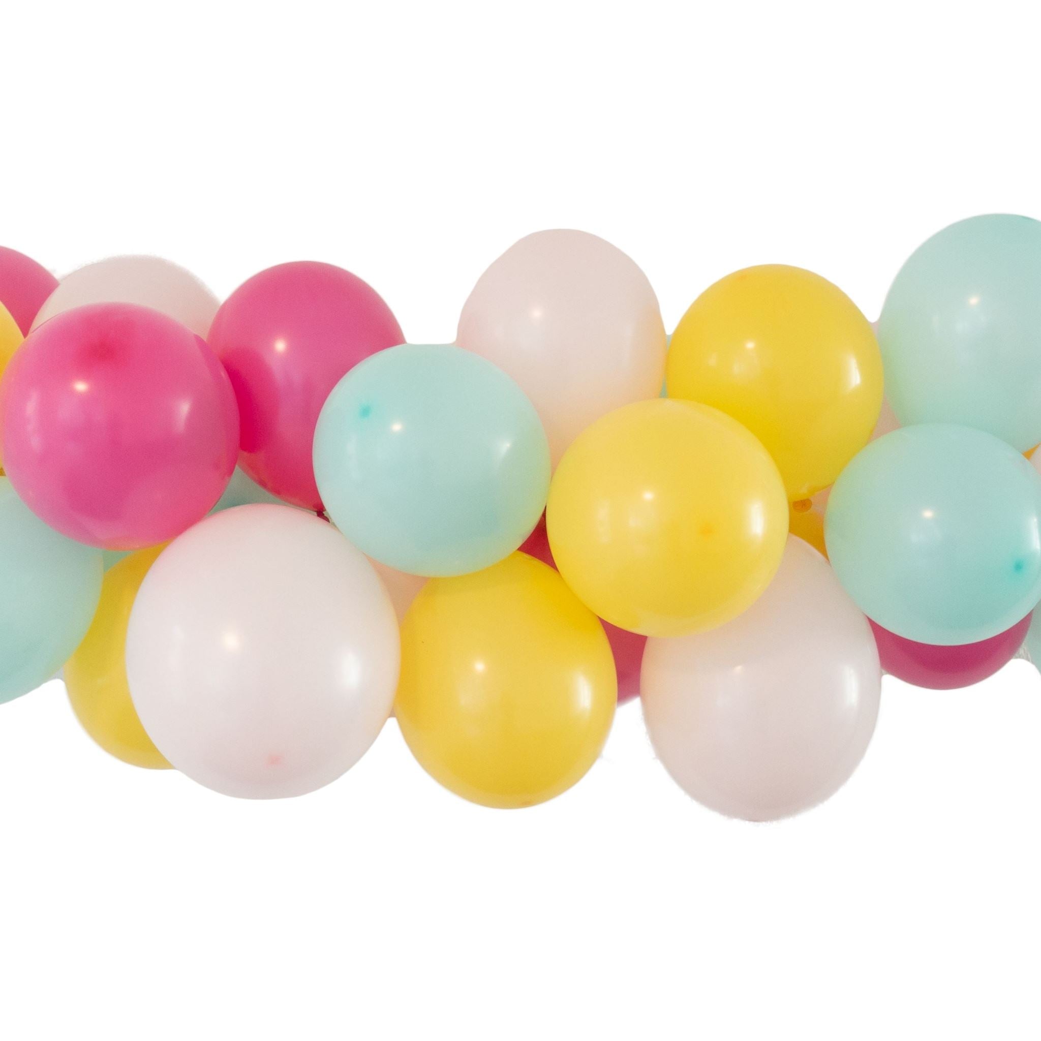 Ballongirlande DIY- Set, Pink-Mint-Gelb -hey-Party.de- Ballongirlanden -#Variante_