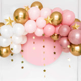 Ballongirlande DIY Set, Rosa-weiß-gold -hey-Party.de- Ballongirlanden -#Variante_