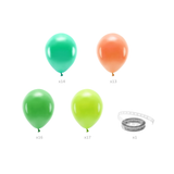 Ballongirlande DIY Set, Orange-Grün -hey-Party.de- Ballongirlanden -#Variante_