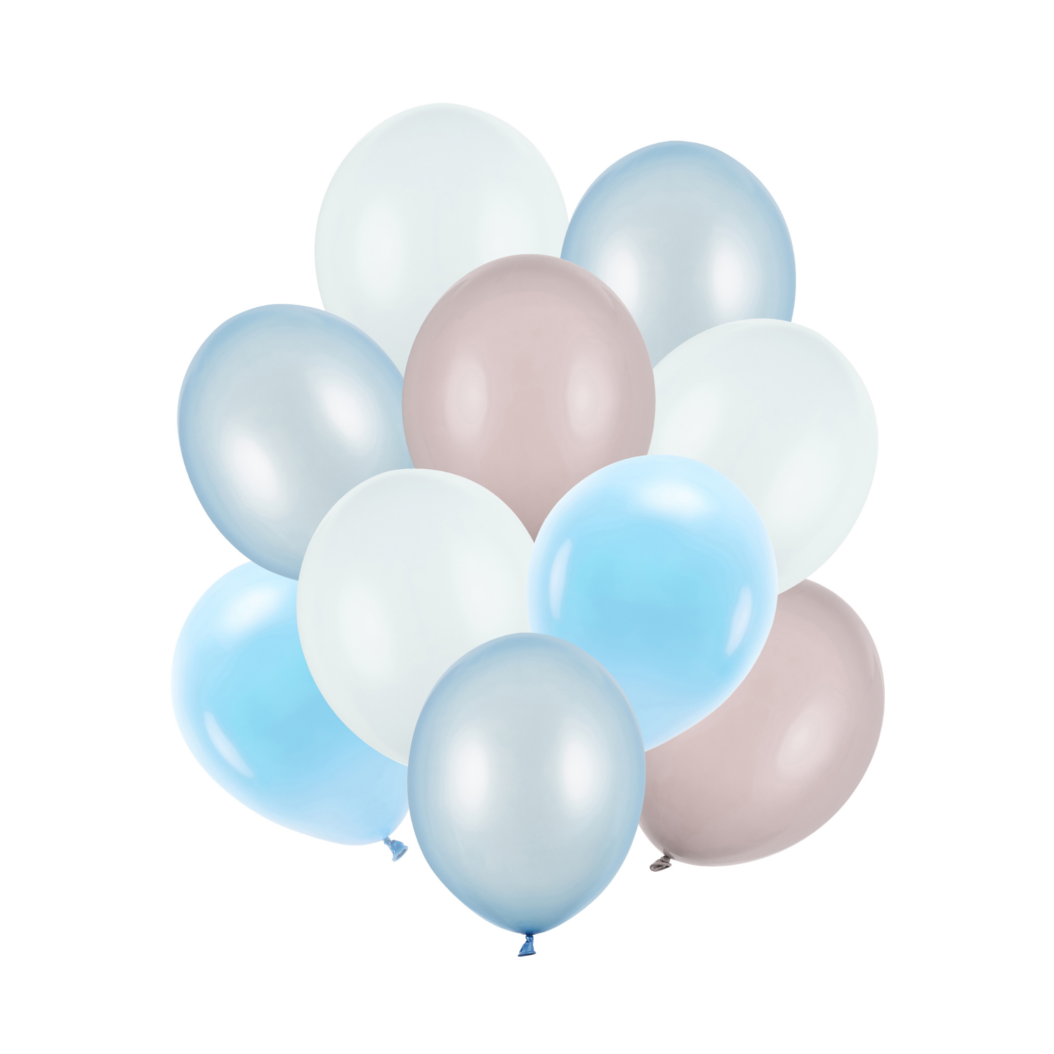 Luftballon-Set Hellblau-Töne -hey-Party.de- Latexballons -#Variante_