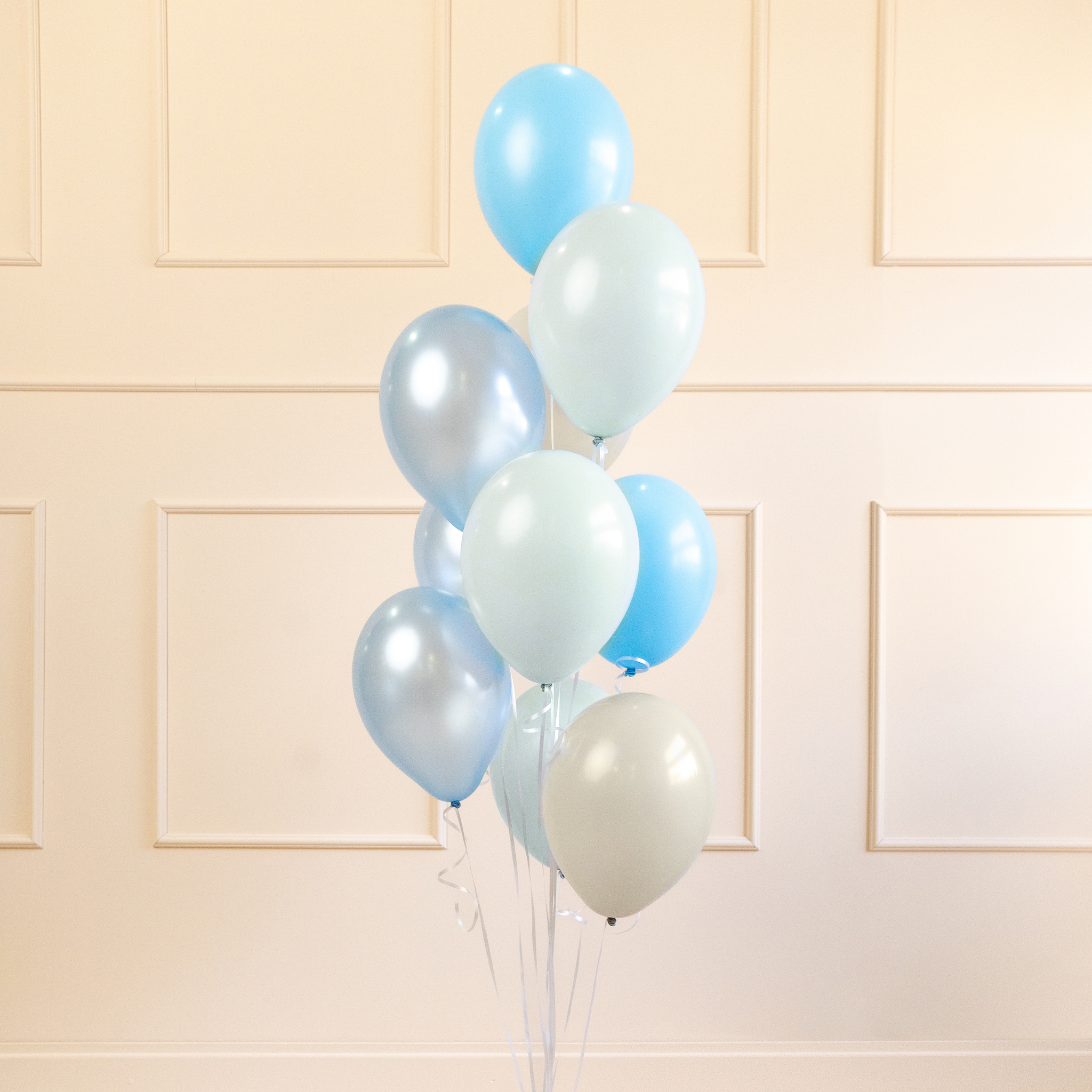 Luftballon-Set Hellblau-Töne -hey-Party.de- Latexballons -#Variante_