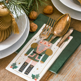 Bestecktaschen- Servietten Nussknacker -hey-Party.de- Servietten -#Variante_