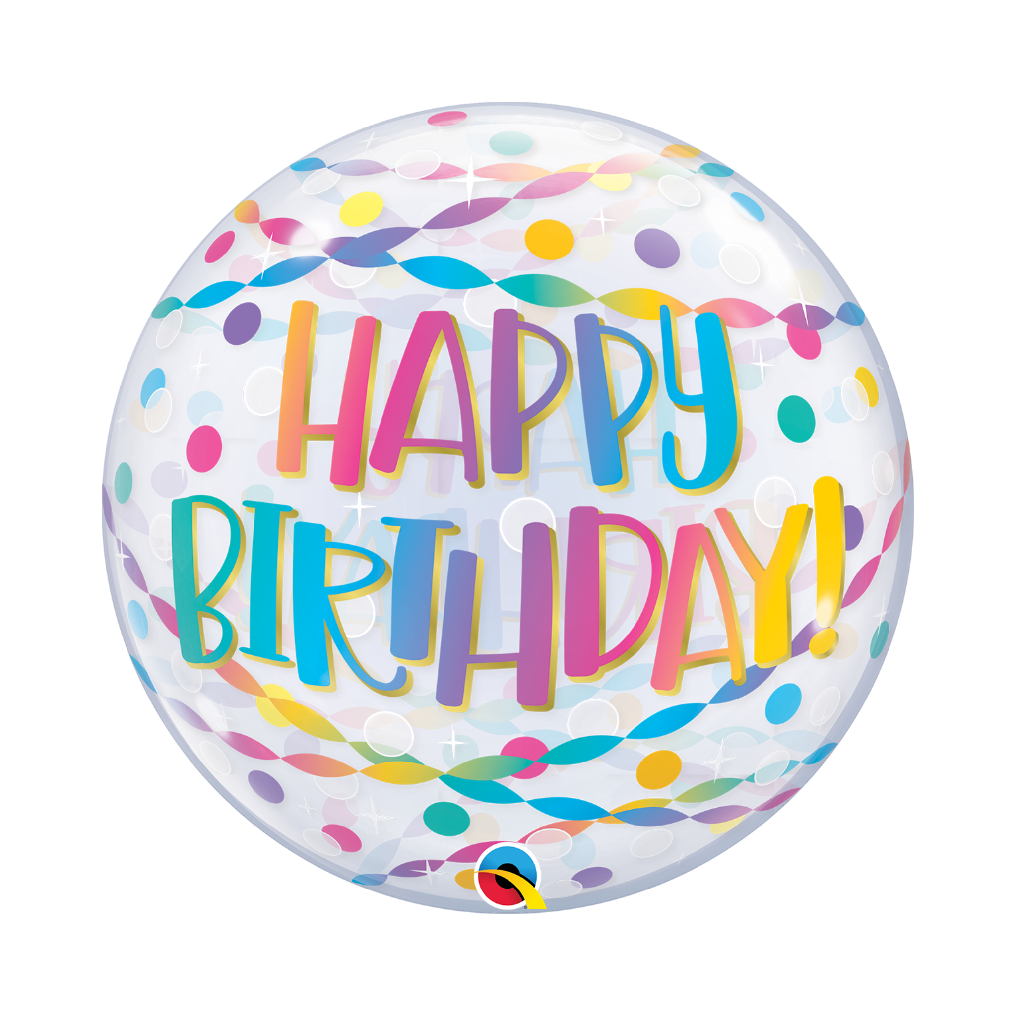 Bubble "Happy Birthday" -hey-Party.de- Bubble Ballons -#Variante_