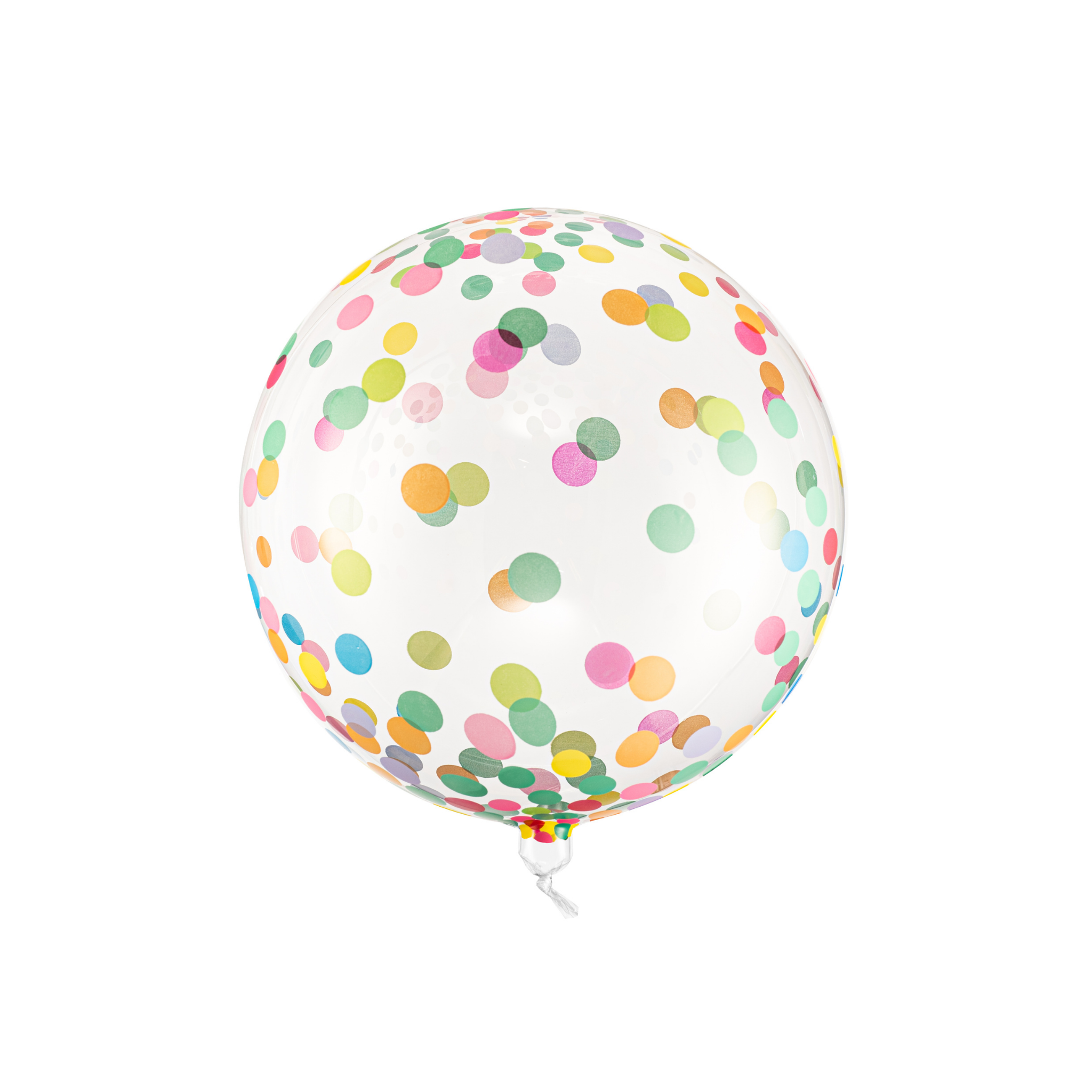 Bubble Ballon Transparent Bunte Punkte -hey-Party.de- Bubble Ballons -#Variante_