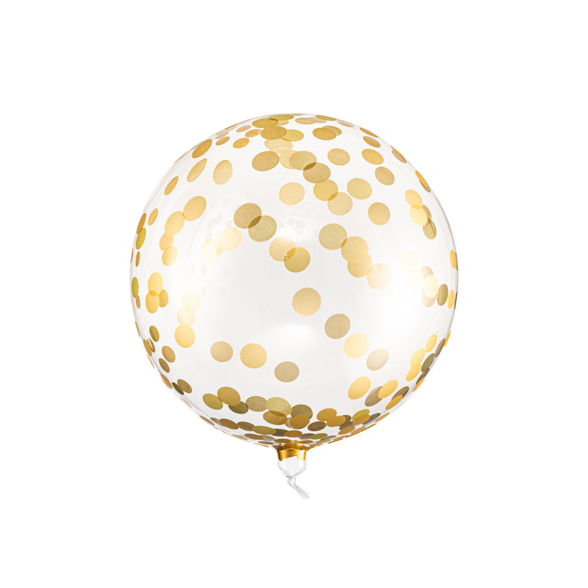 Bubble Ballon Transparent Goldene Punkte -hey-Party.de- Bubble Ballons -#Variante_