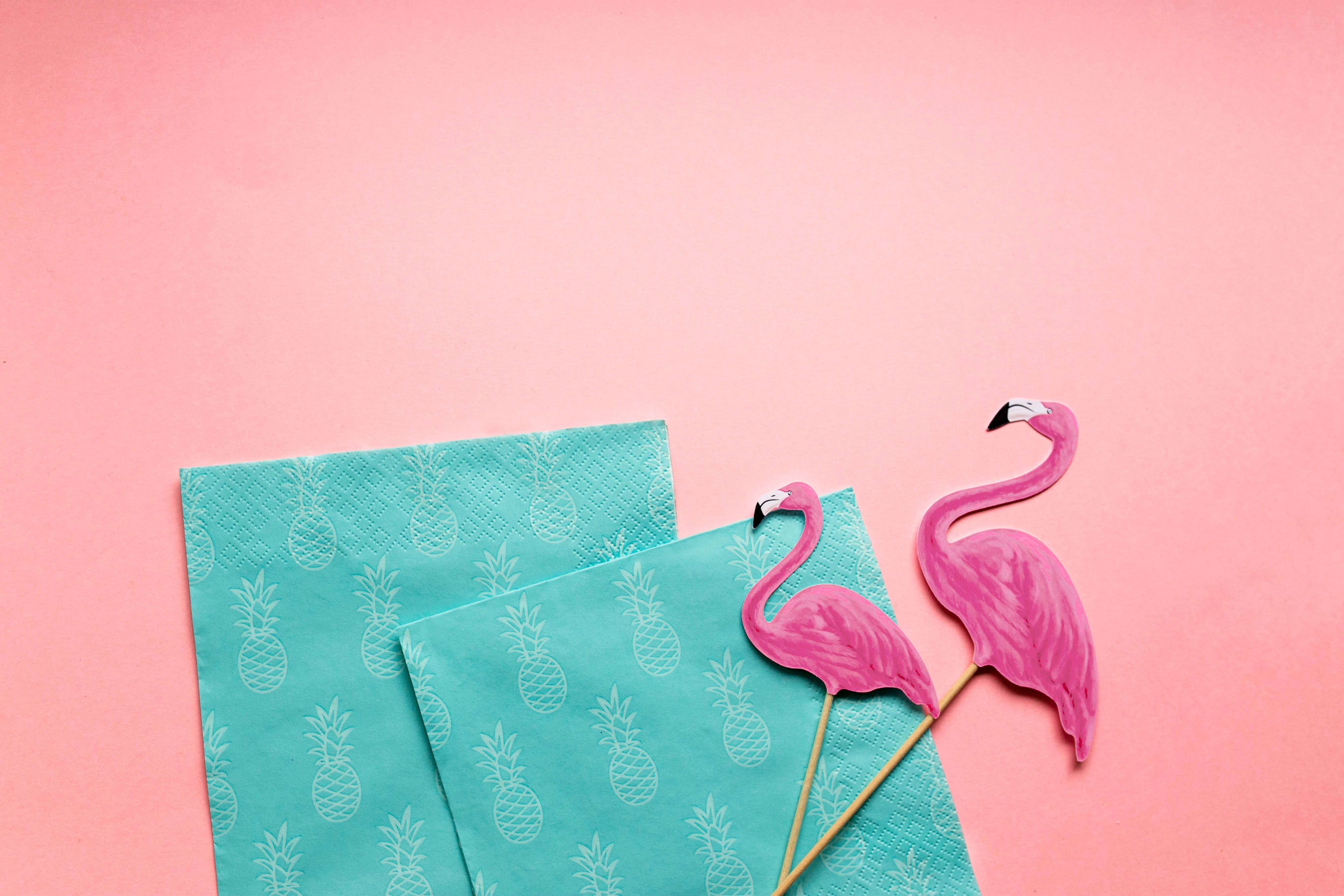 Caketopper Flamingos -hey-Party.de- Cupcake- und Kuchen-Topper -#Variante_