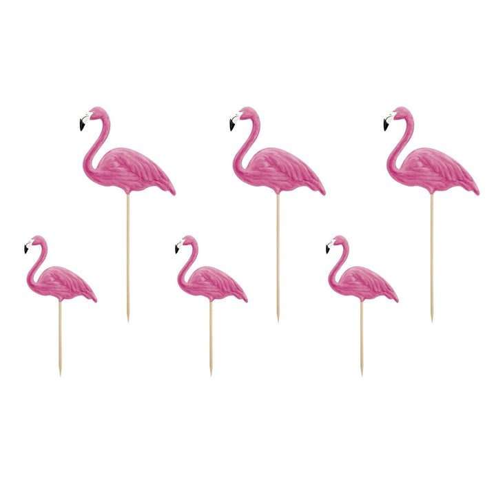 Caketopper "Flamingos" Cupcake- und Kuchen-Topper Hey Party