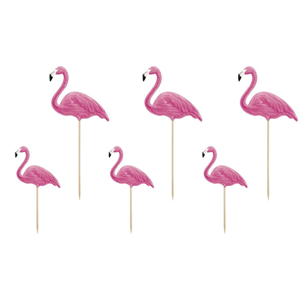 Caketopper Flamingos Hey Party