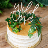 Caketopper Holz "Wild one" -hey-Party.de- Cupcake- und Kuchen-Topper -#Variante_