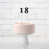 Kuchentopper Zahlen Tischnummern Schwarz -hey-Party.de- Cupcake- und Kuchen-Topper -#Variante_