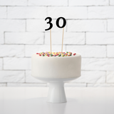 Kuchentopper Zahlen Tischnummern Schwarz -hey-Party.de- Cupcake- und Kuchen-Topper -#Variante_