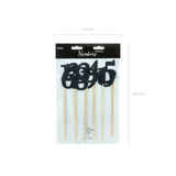 Kuchentopper Zahlen Tischnummern Schwarz -hey-Party.de- Cupcake- und Kuchen-Topper -#Variante_