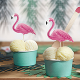 Caketopper Flamingos -hey-Party.de- Cupcake- und Kuchen-Topper -#Variante_