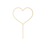 Caketopper Herz Holz -hey-Party.de- Cupcake- und Kuchen-Topper -#Variante_