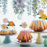 Caketopper Bunte Blumen -hey-Party.de- Cupcake- und Kuchen-Topper -#Variante_