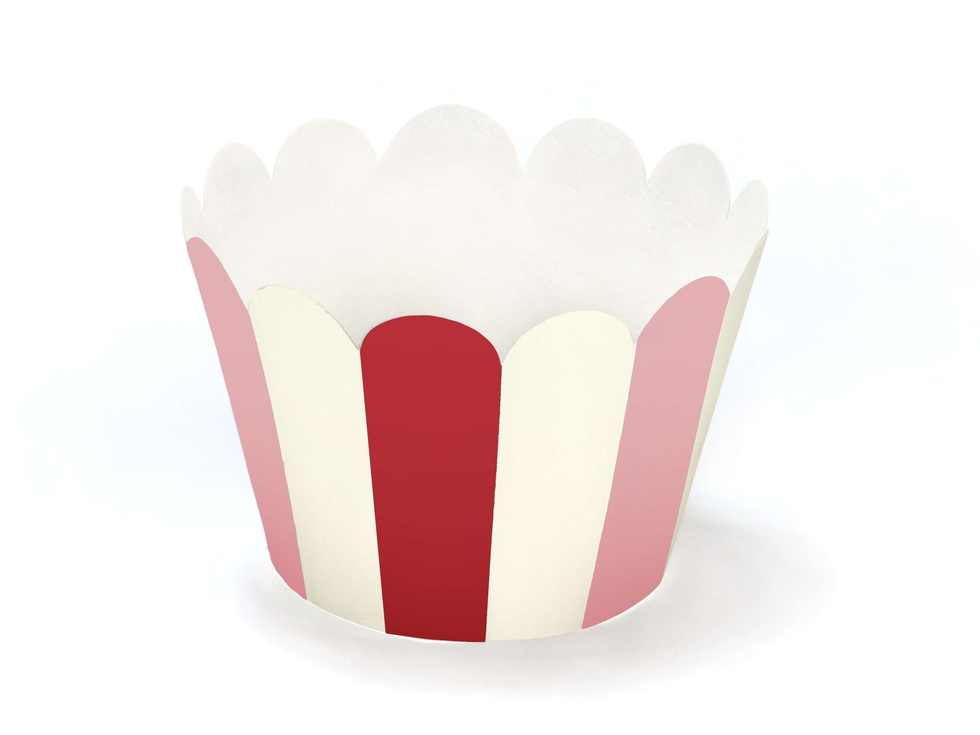 Cupcake Manschetten Rosa & Rot -hey-Party.de- Cupcake Wrapper -#Variante_