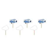 Cupcake Topper Flugzeug -hey-Party.de- Cupcake- und Kuchen-Topper -#Variante_