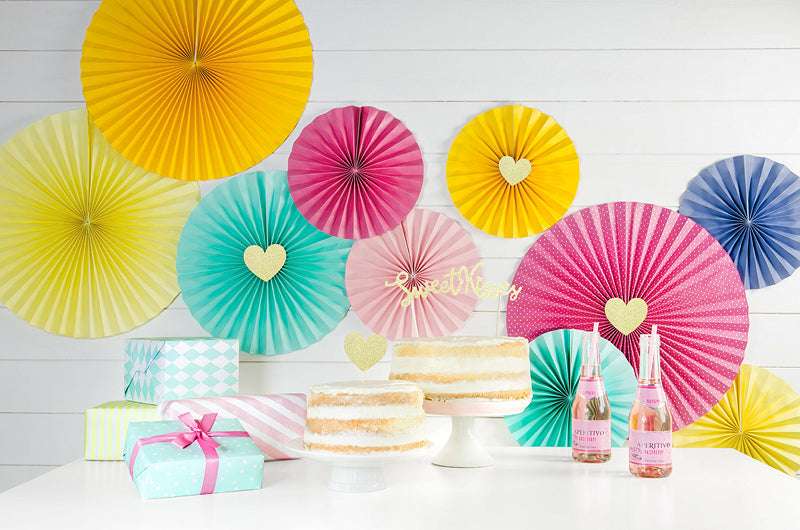 Cupcake Topper Herzen gold -hey-Party.de- Cupcake- und Kuchen-Topper -#Variante_