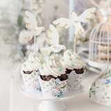 Cupcake Topper Tauben -hey-Party.de- Cupcake- und Kuchen-Topper -#Variante_